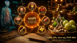 Dhatavagni: धात्वग्नि: शरीर की ७ धातुओं और सेलुलर मेटाबॉलिज्म infographic