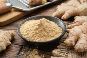 fresh and dried ginger powder